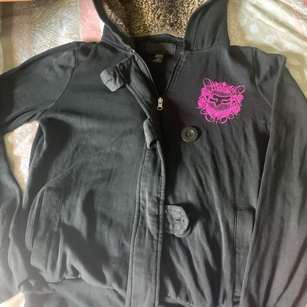 Fox racing zip up hoodie